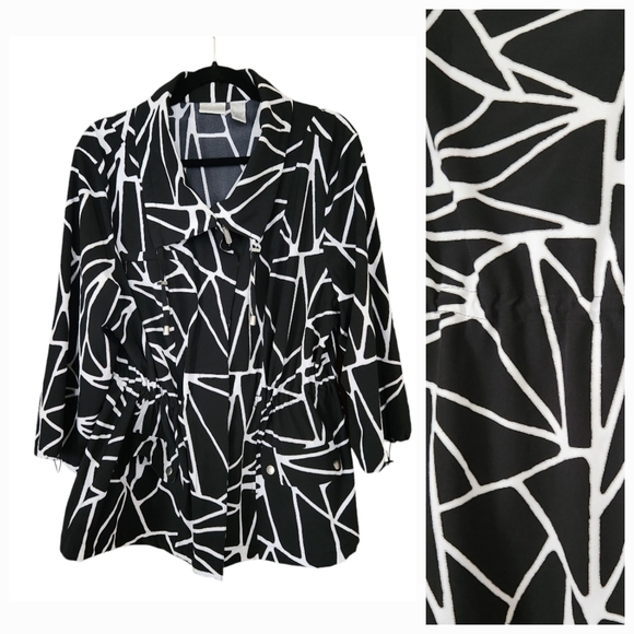 Chico's Zenergy 3/4 Sleeve Jacket - Picture 1 of 16
